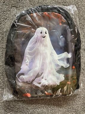 Kids White Ghost Costume Backpack - Halloween Costume Accessory